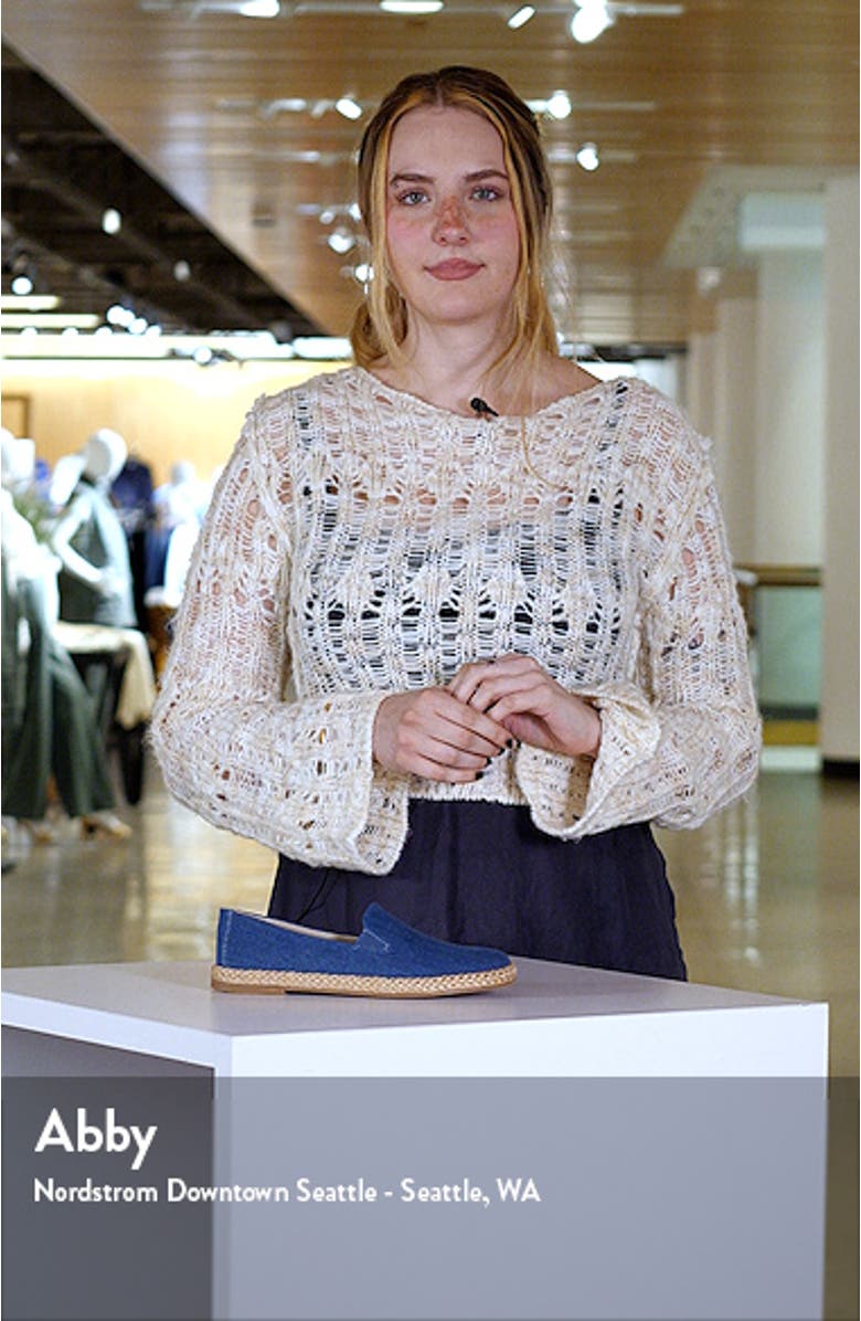 Poppy Espadrille Flat, sales video thumbnail