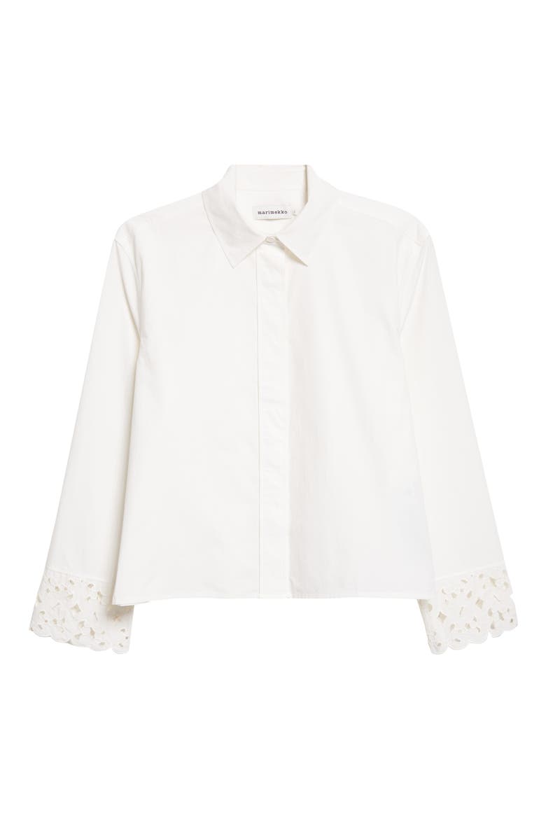 Etevyys Keidas Button-Up Shirt, Alternate, color, OFF-WHITE