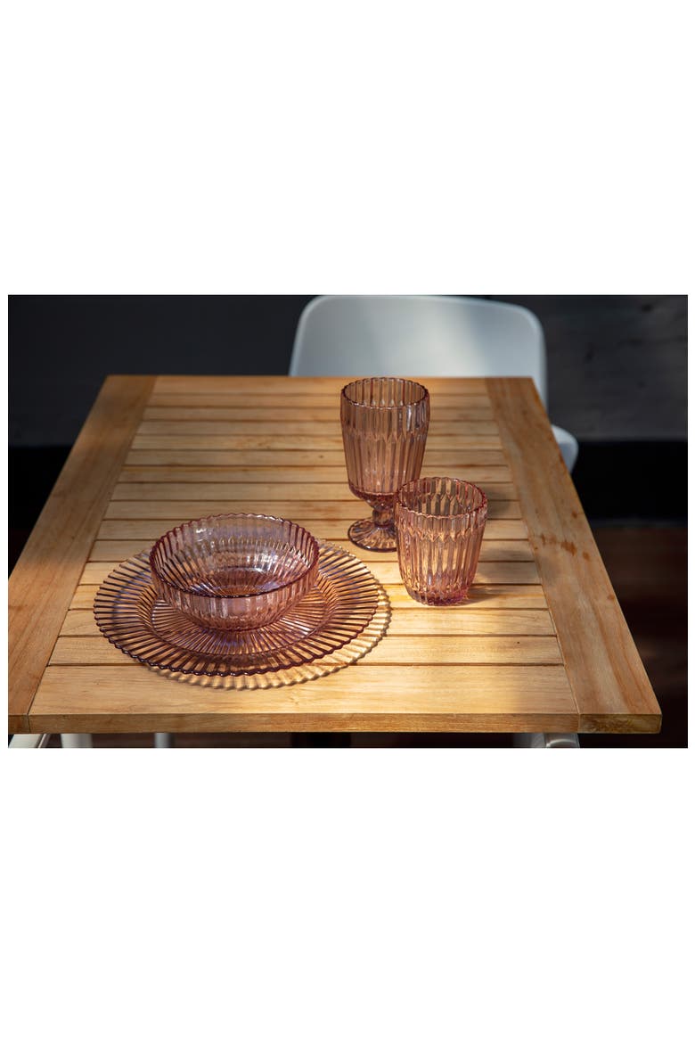 Archie Set of 6 Pink Goblets, Alternate, color, PINK