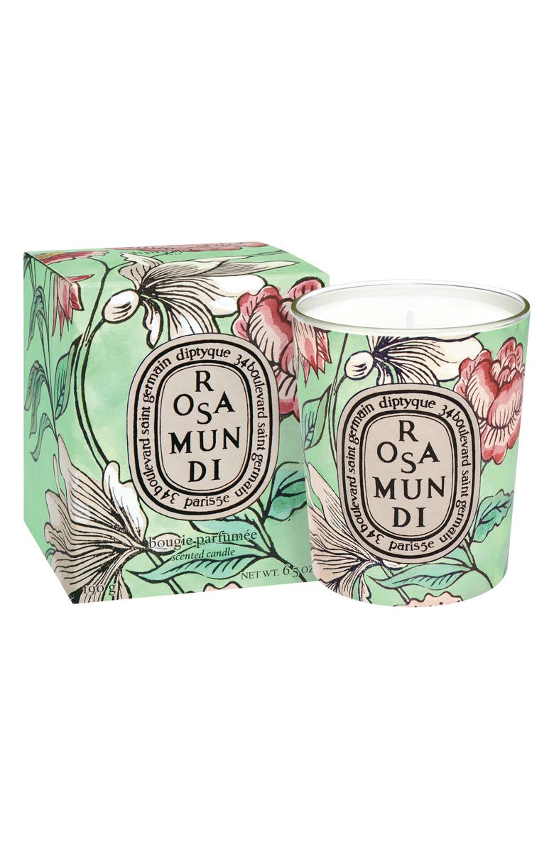 Diptyque Rosa Mundi Candle, Alternate, color,