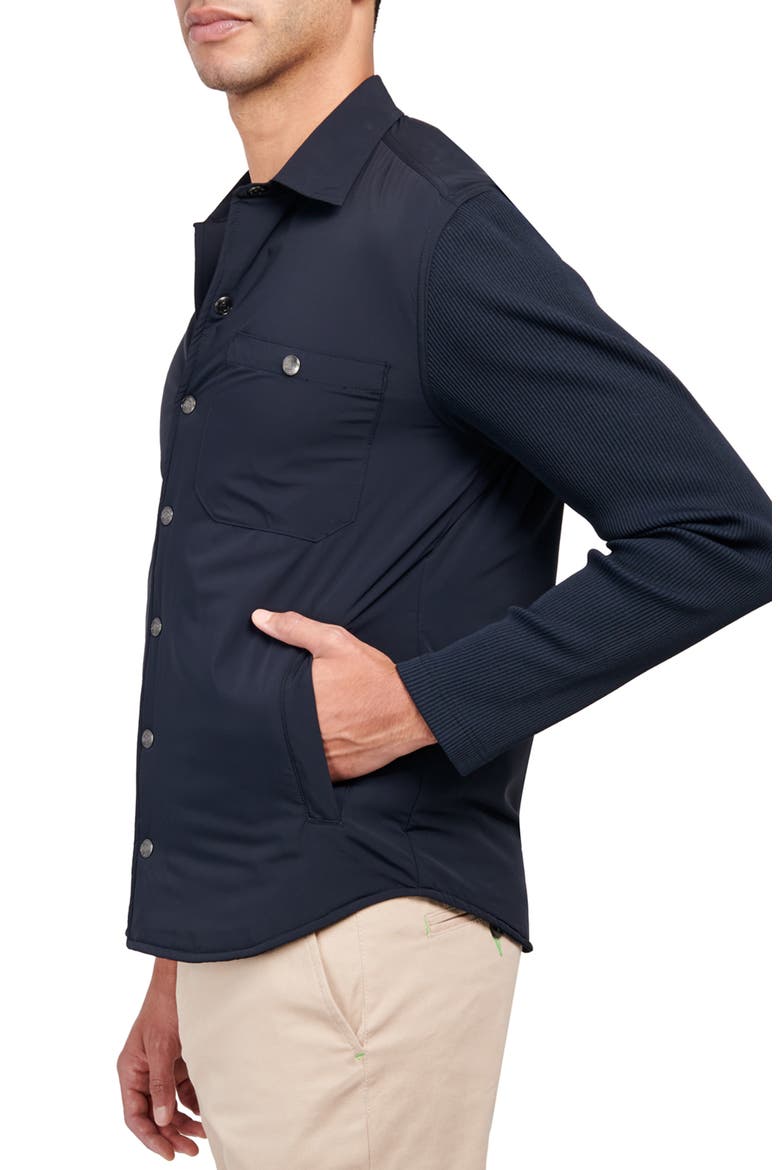Owen Snap-Up Shirt Jacket, Alternate, color, NAVY