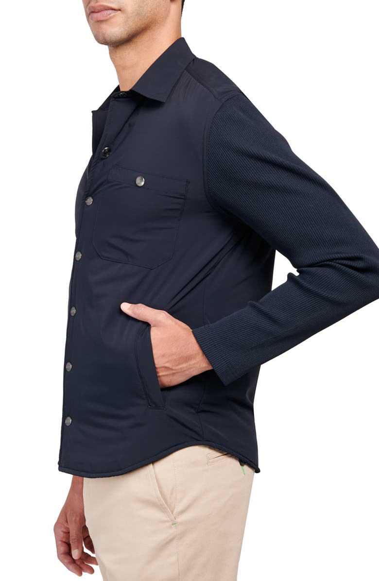 W.R.K Owen Snap-Up Shirt Jacket, Alternate, color, Navy