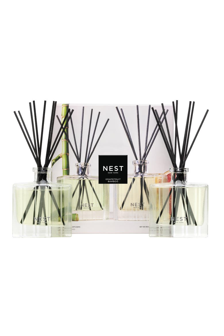 Grapefruit & Bamboo Reed Diffuser Duo Set $130 Value, Main, color, NO COLOR