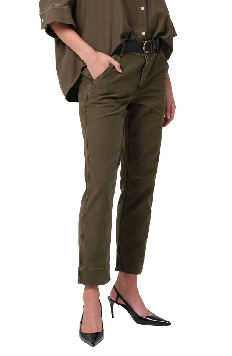 Citizens of Humanity Carter Sateen Crop Utility Pants, Alternate, color, Vint Costes