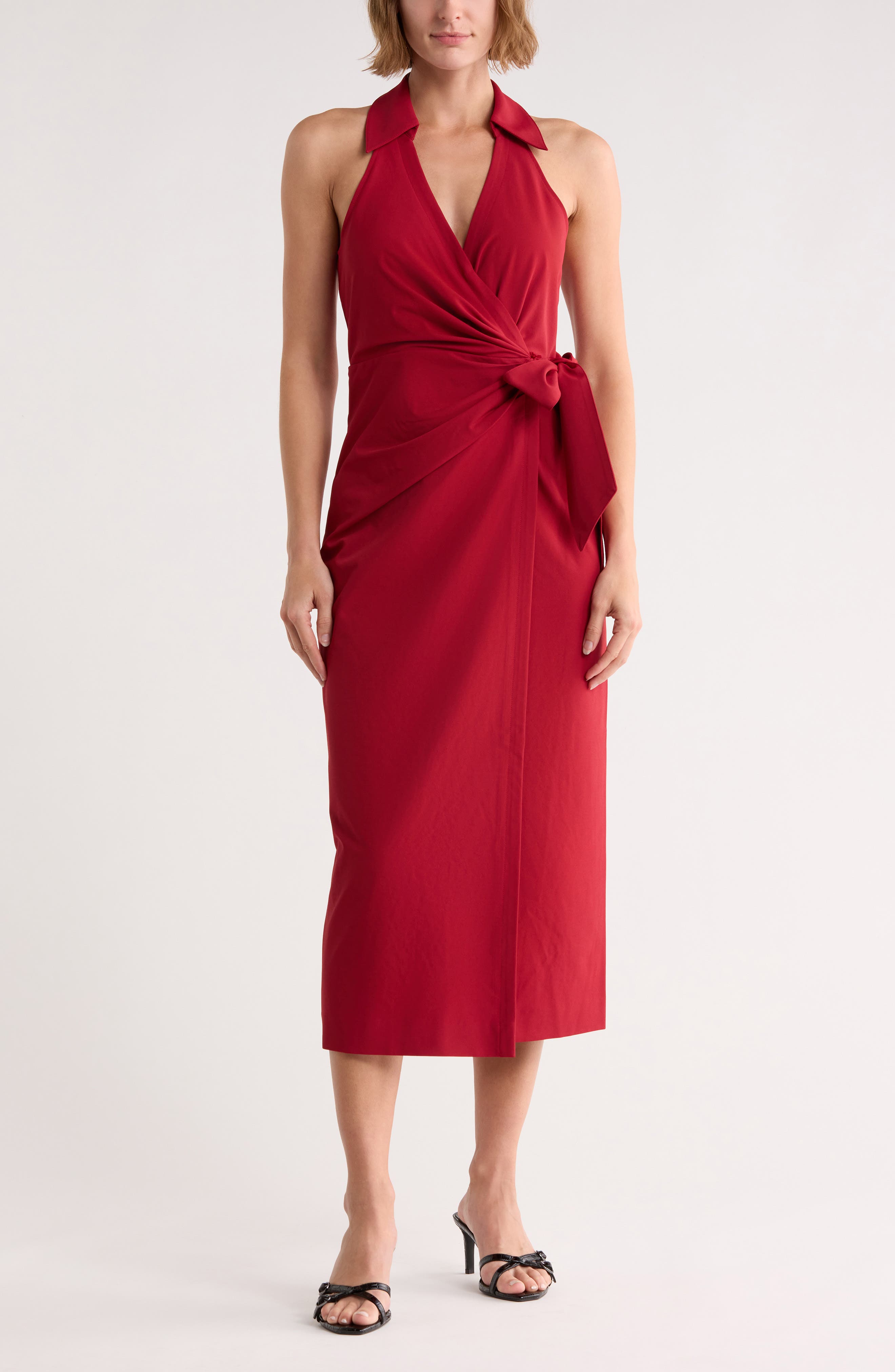 Cinq à Sept Ellison Sleeveless Wrap Dress