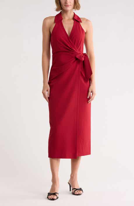 Cinq à Sept Ellison Sleeveless Wrap Dress