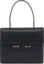 TOM FORD Small Double T Leathe Top Handle Bag