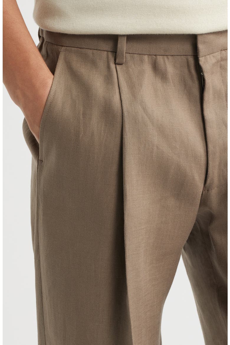 Kay 1454 Pleated Tapered Pants, Alternate, color, CLAY MIRAGE