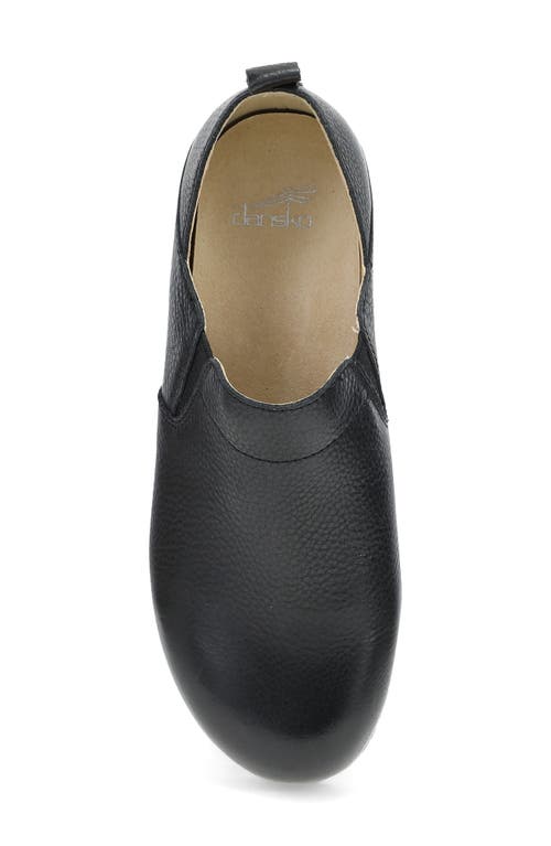 Dansko Meara Milled Leather Clog In Black