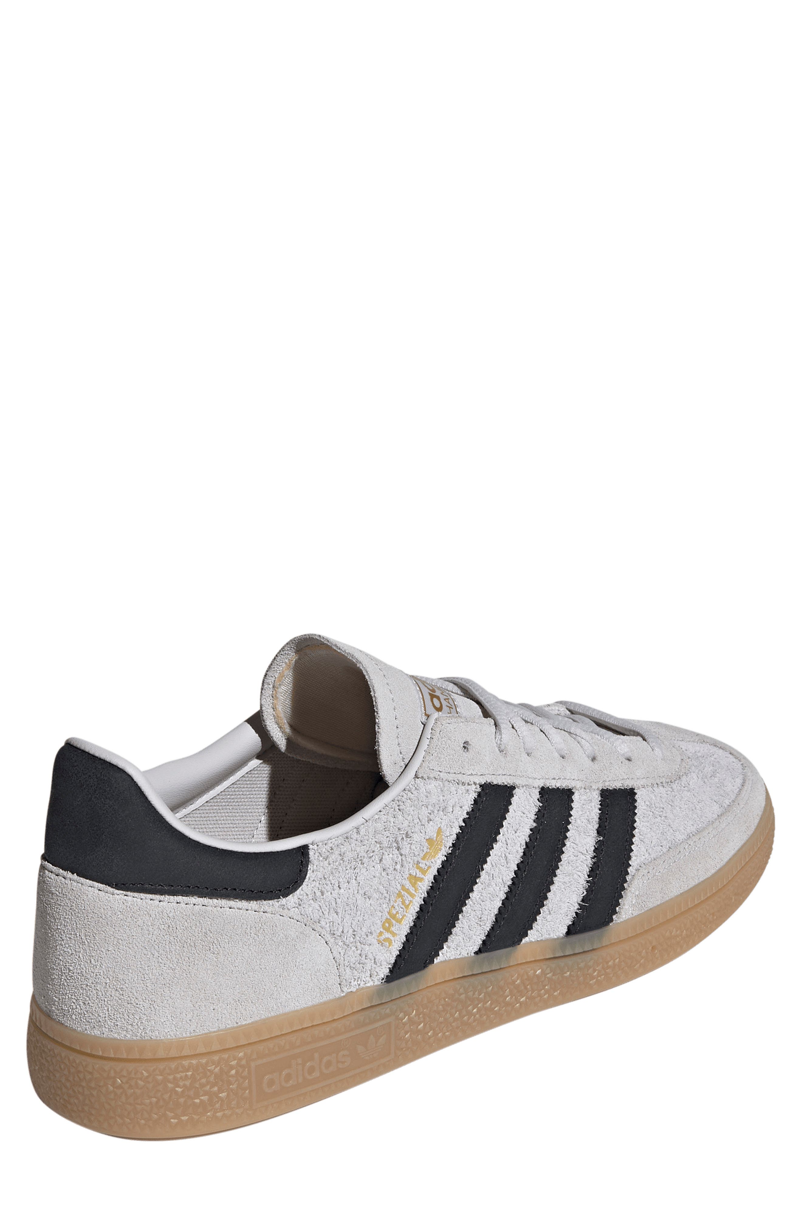 adidas Gender Inclusive Handball Spezial Sneaker, Alternate, color, Grey One/ Core Black/ Gum4