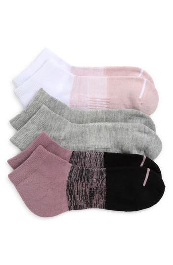 Z By Zella 3-pack Ankle Socks In Multi