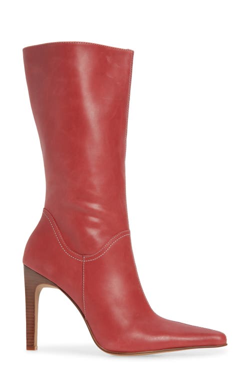 Jeffrey Campbell Dotty Boot In Red