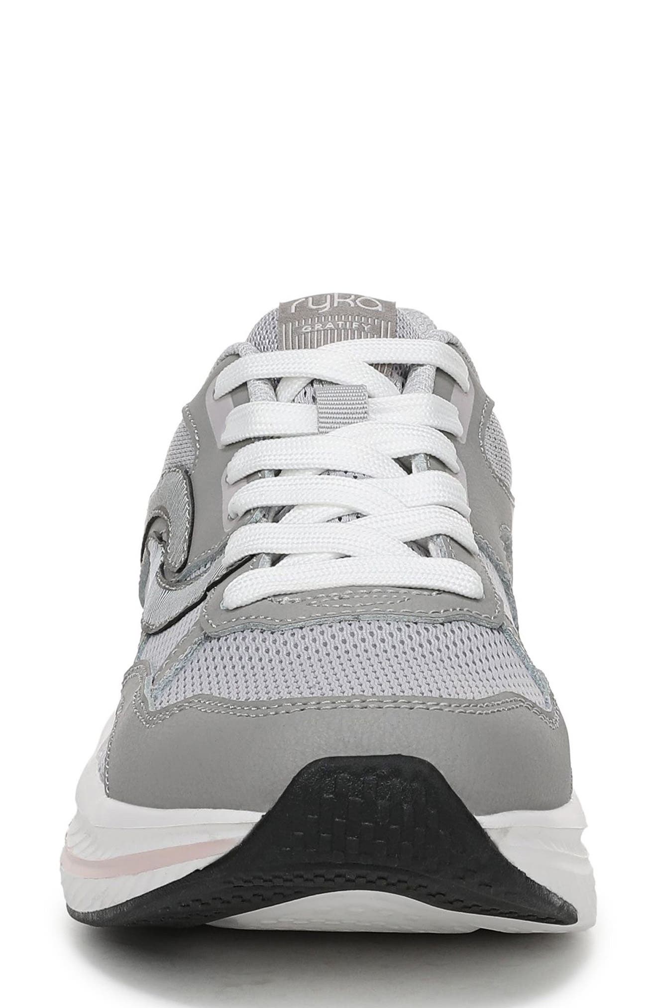 Gratify Walking Shoe, Alternate, color, PALOMA GREY LEATHER/ MESH