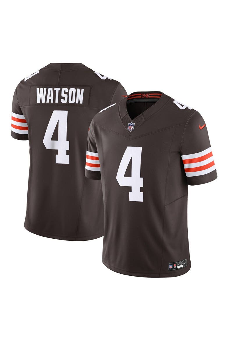 Men's Nike Deshaun Watson Brown Cleveland Browns Vapor F.U.S.E. Limited Jersey, Main, color, Brown