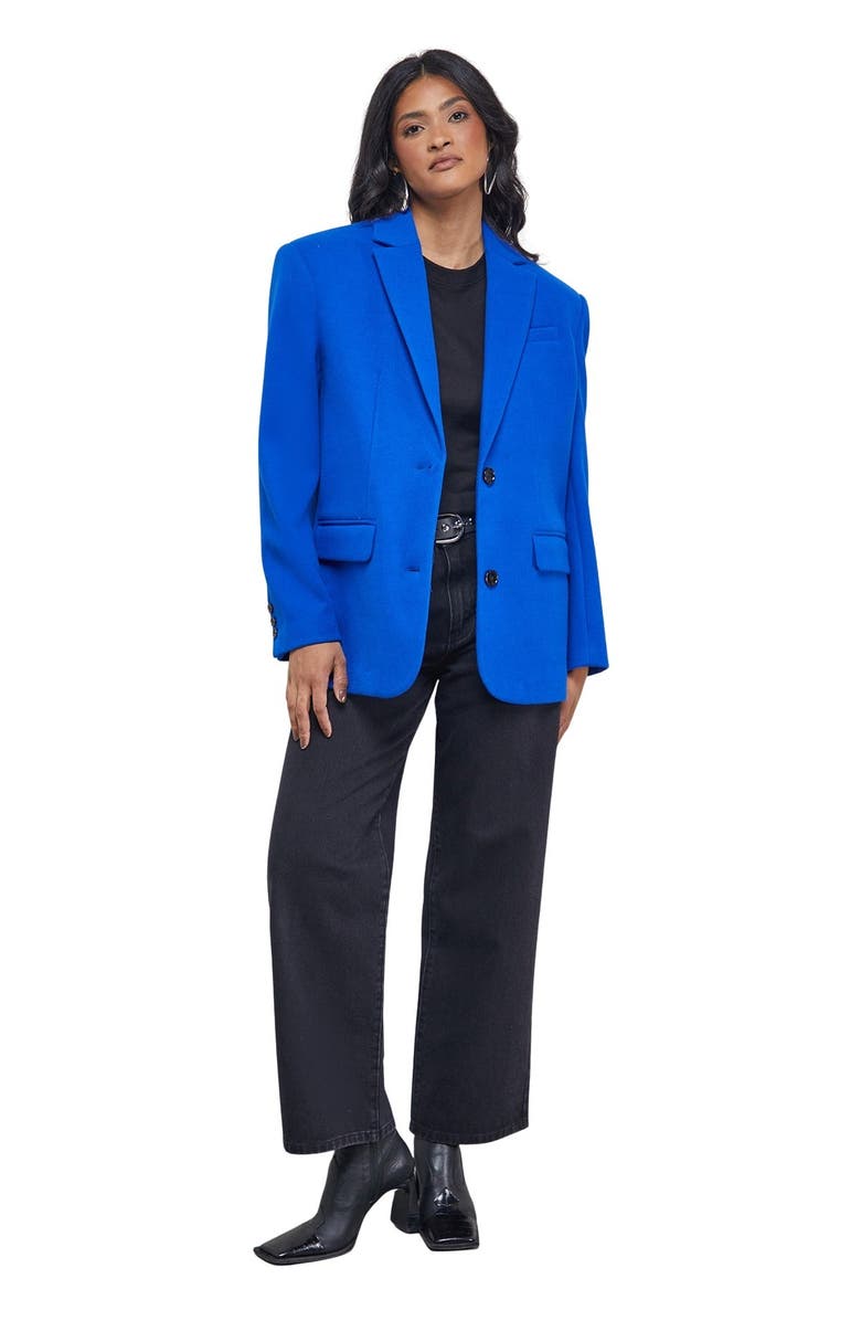 Warehouse Oversized Blazer Coat, Alternate, color, Dark Blue