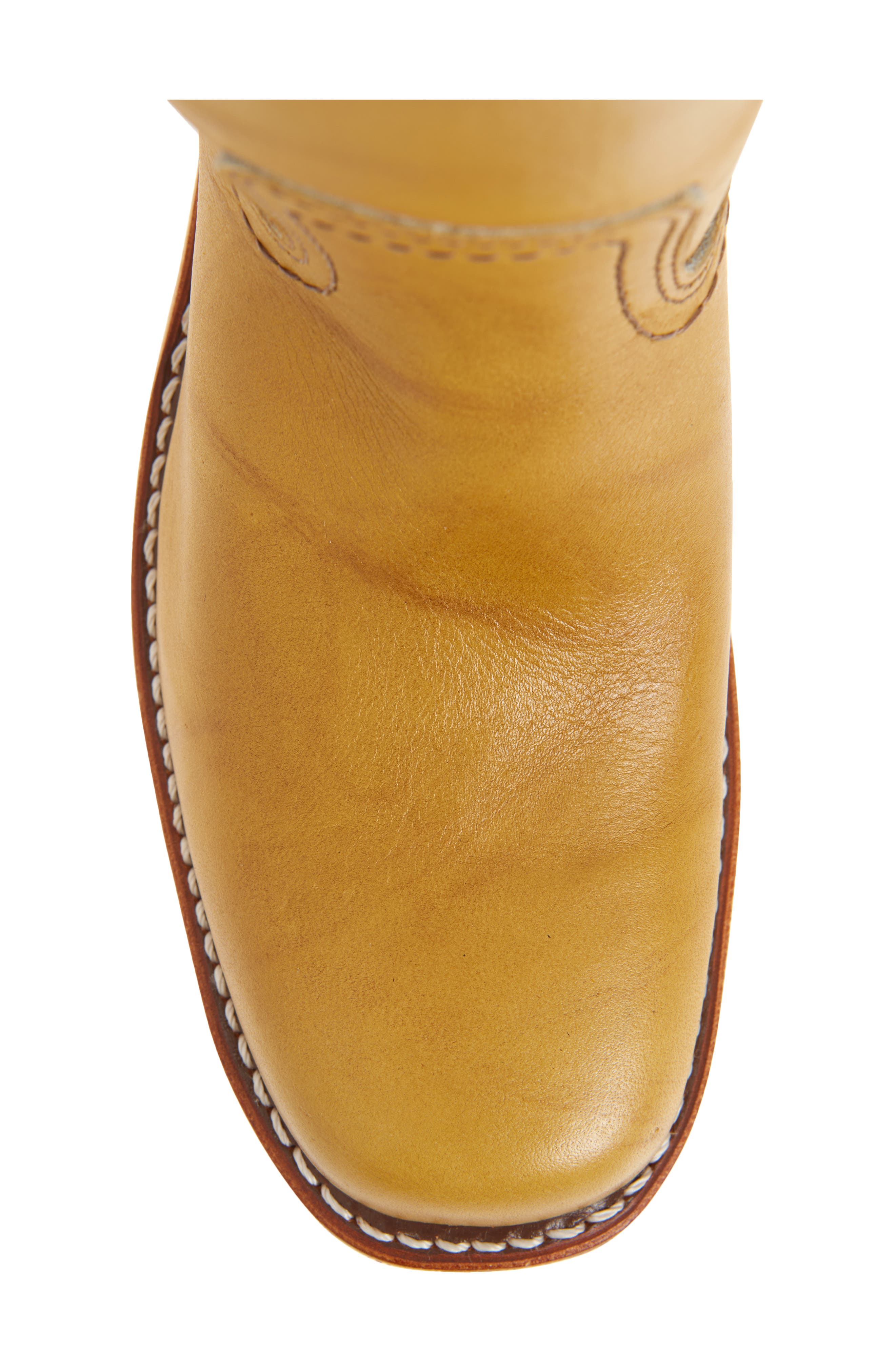 Campus Knee High Boot, Alternate, color, BANANA - MONTANA LEATHER