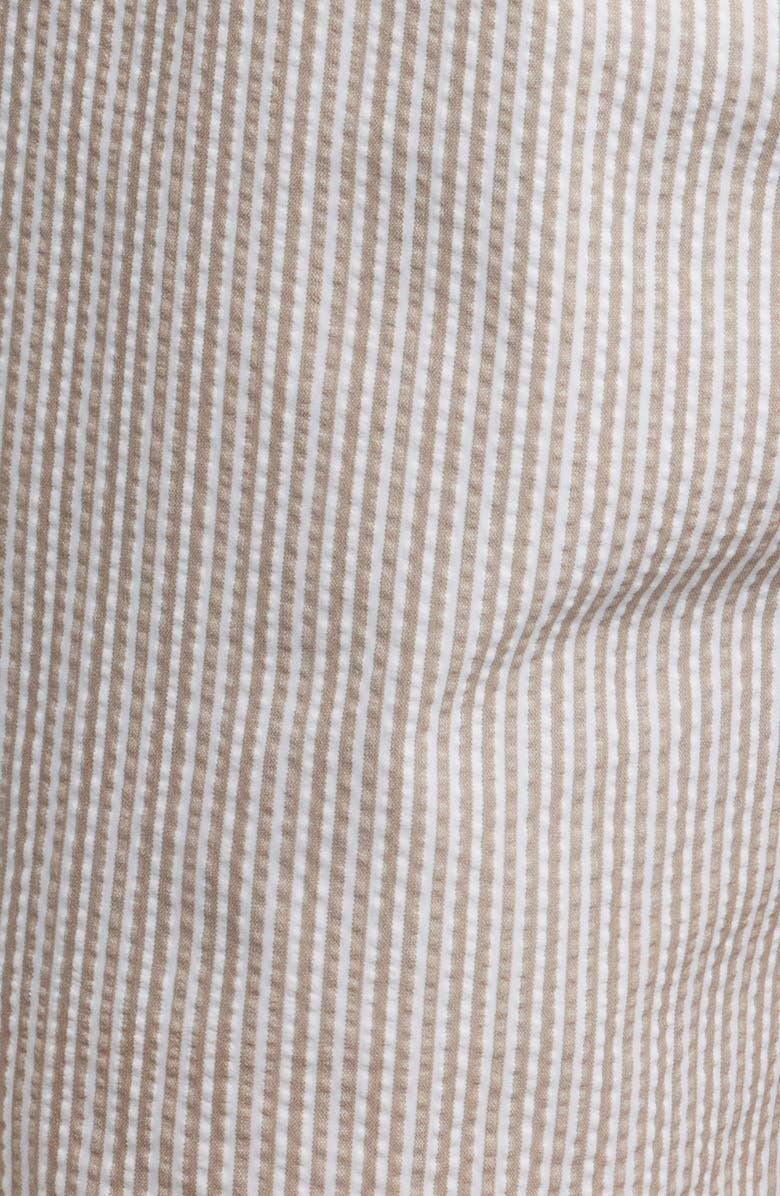 Fair Harbor The Bayberry Swim Trunks, Alternate, color, Sand Seersucker (280)