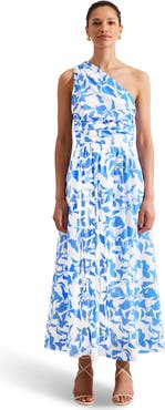 Ro&Zo One Shoulder Maxi Dress