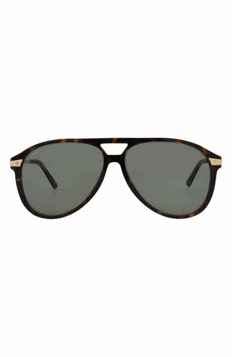 Cartier 60mm Aviator Sunglasses