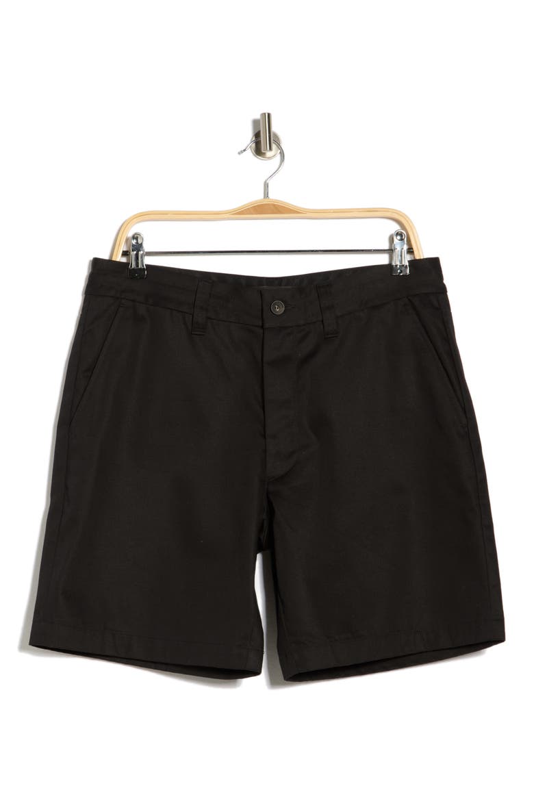 Haydon Cotton Chino Shorts, Alternate, color, BLACK