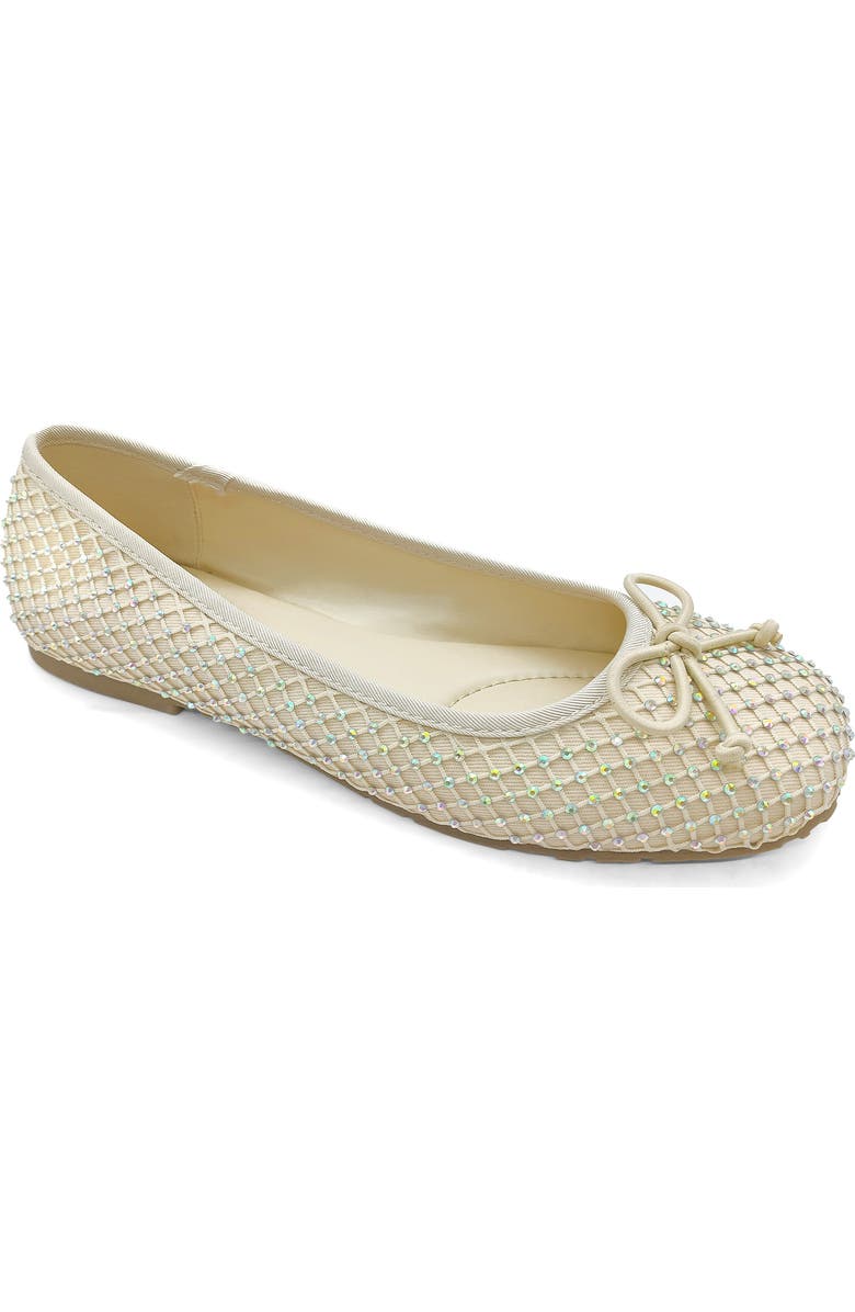 Kenneth Cole Reaction Elstree Mesh Ballet Flat, Main, color, Porcelain