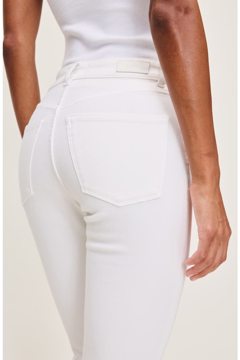 Bardot High Waist Instasculpt Capri Skinny Jeans, Alternate, color, WHITE DL AIRBRUSHED