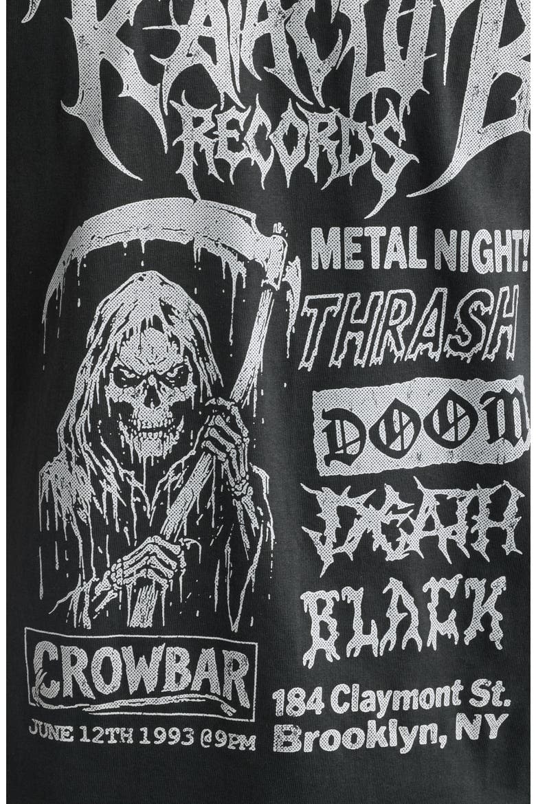 Metal Night Graphic T-Shirt, Alternate, color, VINTAGE BLACK