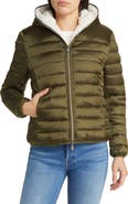 Save The Duck Elvira Water Resistant Hooded Puffer Jacket
