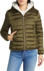 Save The Duck Elvira Water Resistant Hooded Puffer Jacket