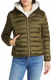 Save The Duck Elvira Water Resistant Hooded Puffer Jacket