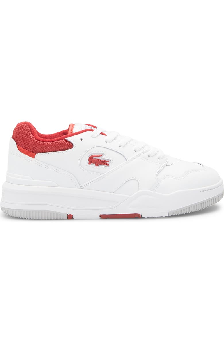 Lacoste Lineshot 124 Sneaker, Alternate, color, White/ Red