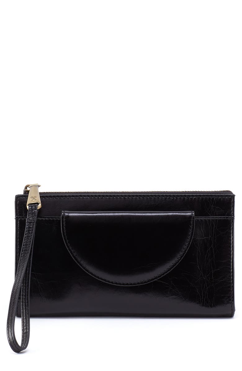 HOBO Zenith Leather Wristlet, Main, color, 