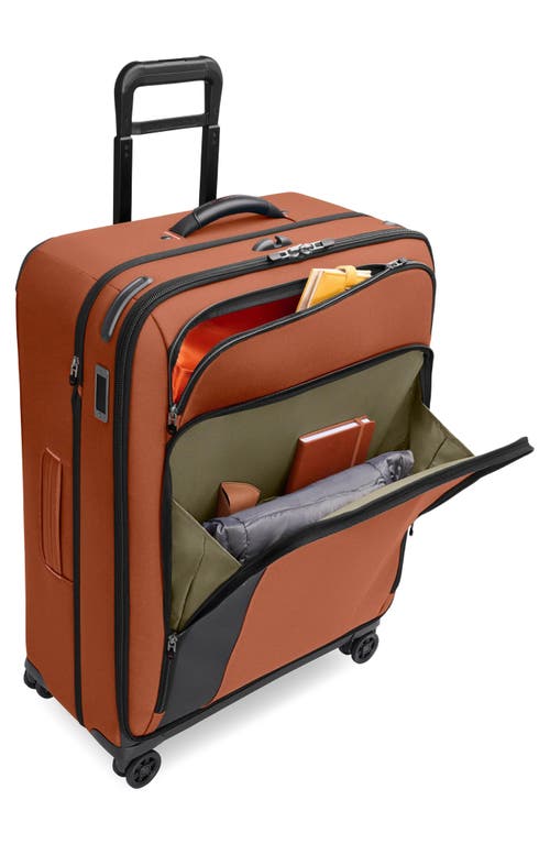 Briggs & Riley Large Zdx 29-inch Expandable Spinner Packing Case In Brown