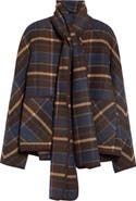 Veronica Beard Martine Dickey Scarf Coat