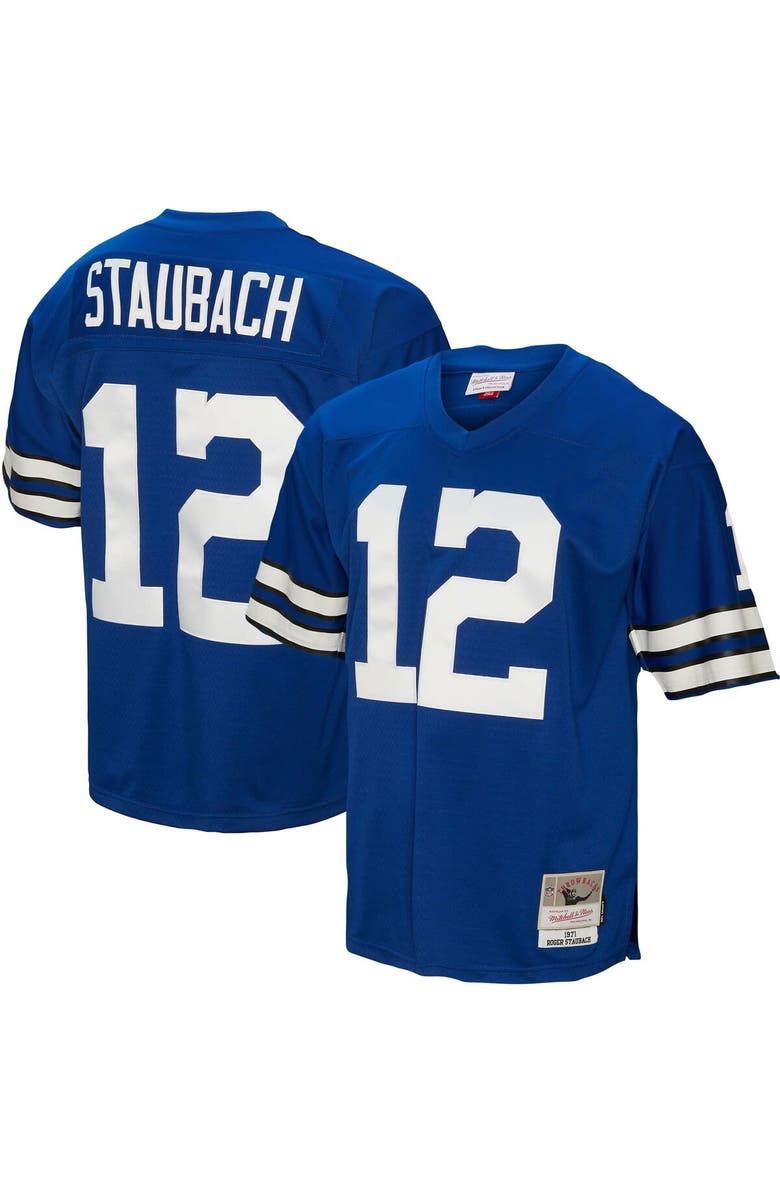 Mitchell & Ness Men's Mitchell & Ness Roger Staubach Royal Dallas Cowboys Legacy Replica Jersey, Alternate, color, Royal