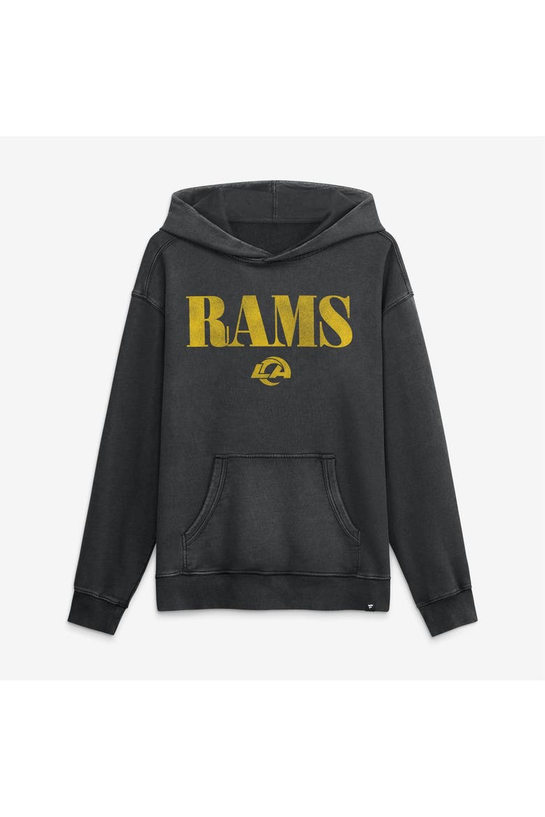 Men's Fanatics Black Los Angeles Rams Relaxed Intense Rivalry French Terry Hoodie, Alternate, color, Black