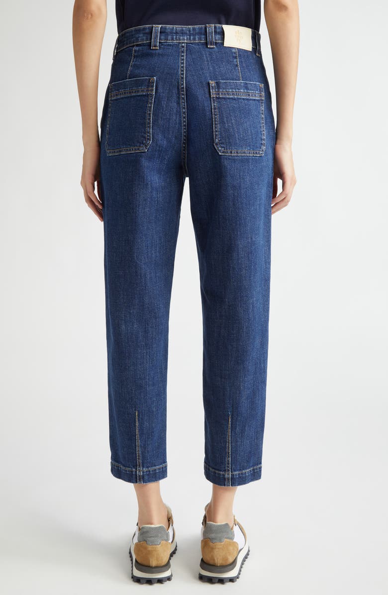 Eleventy Crop Slim Leg Jeans, Alternate, color,