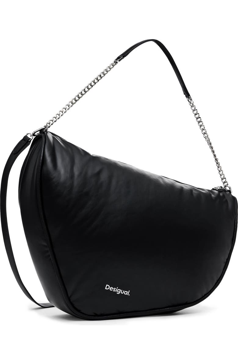 Desigual Lemonheart Asymmetric Bag, Alternate, color, Black