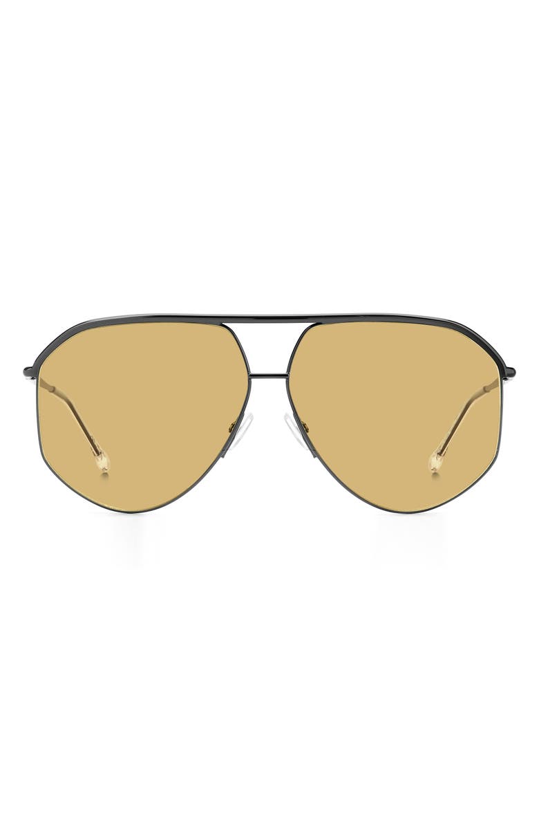 Isabel Marant Wild Metal 64mm Gradient Oversize Aviator Sunglasses, Main, color,