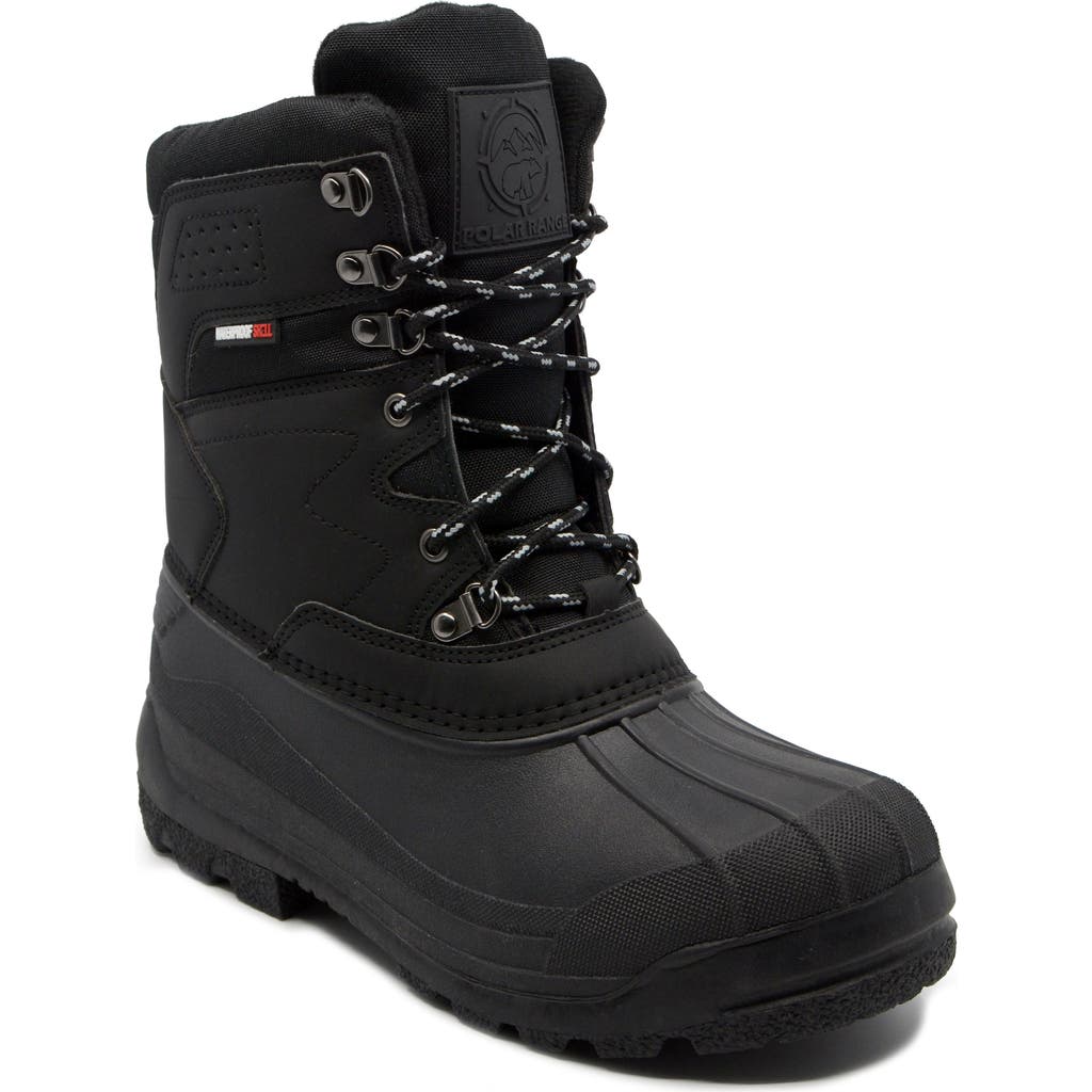 Polar Range Fowler Waterproof Snow Boot In Black