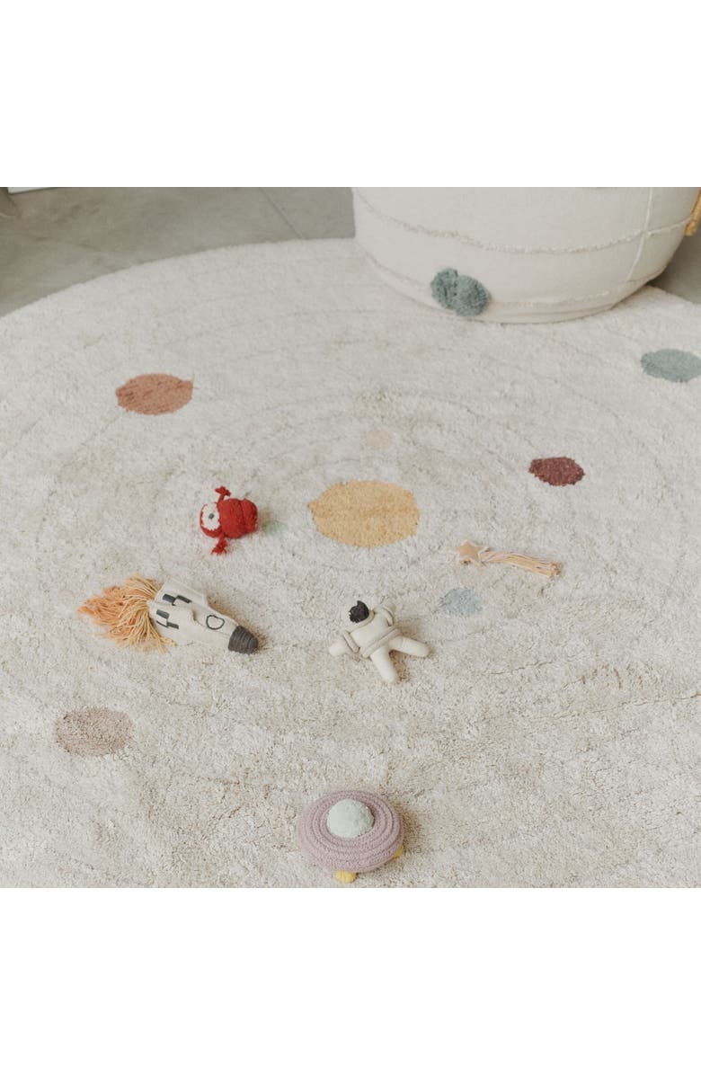 Lorena Canals Washable Play Rug Solar System, Alternate, color, Multicolor
