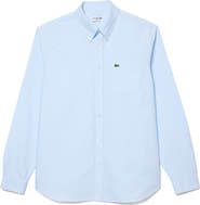Lacoste Regular Fit Oxford Button-Down Shirt