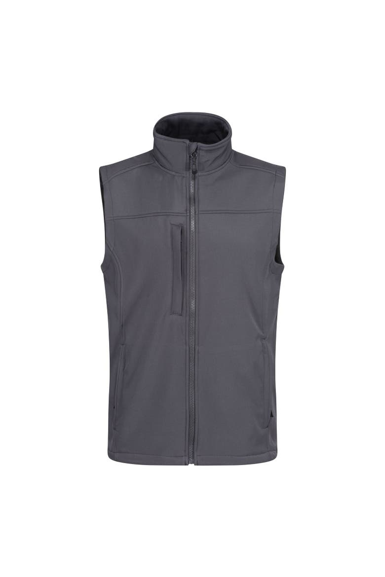 Flux Softshell Body Warmer, Main, color, Seal Grey and Seal Grey