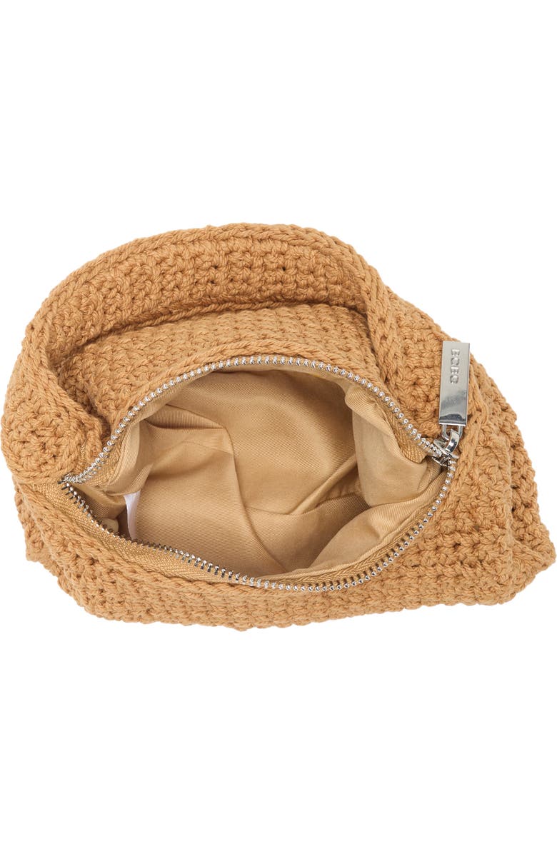 BCBG Woven Mini Hobo Bag, Alternate, color, Tea