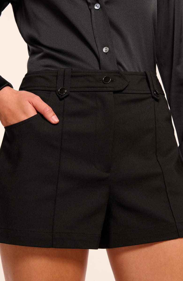 Ramy Brook Marco Shorts, Alternate, color, Black