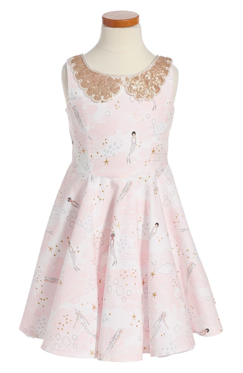 Fiveloaves Twofish The Little Mermaid Dress, Alternate, color,