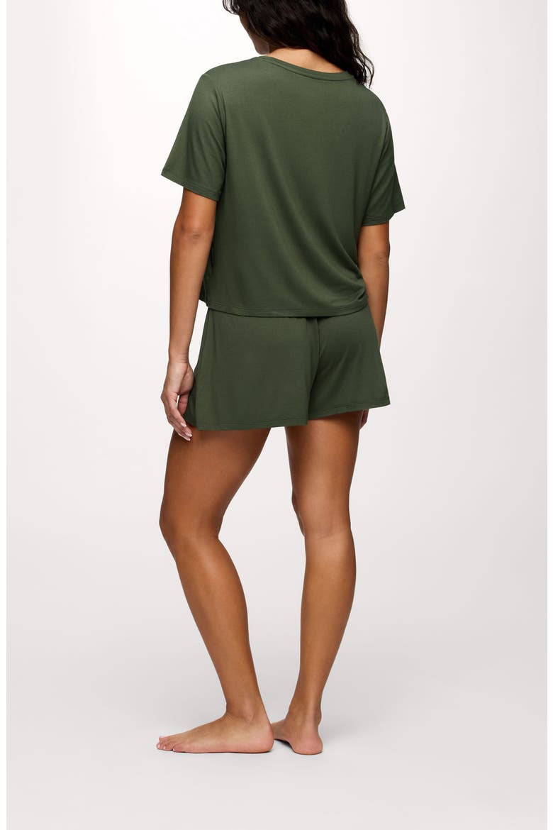 Pajama Short Set, Alternate, color, DARKEST OLIVE
