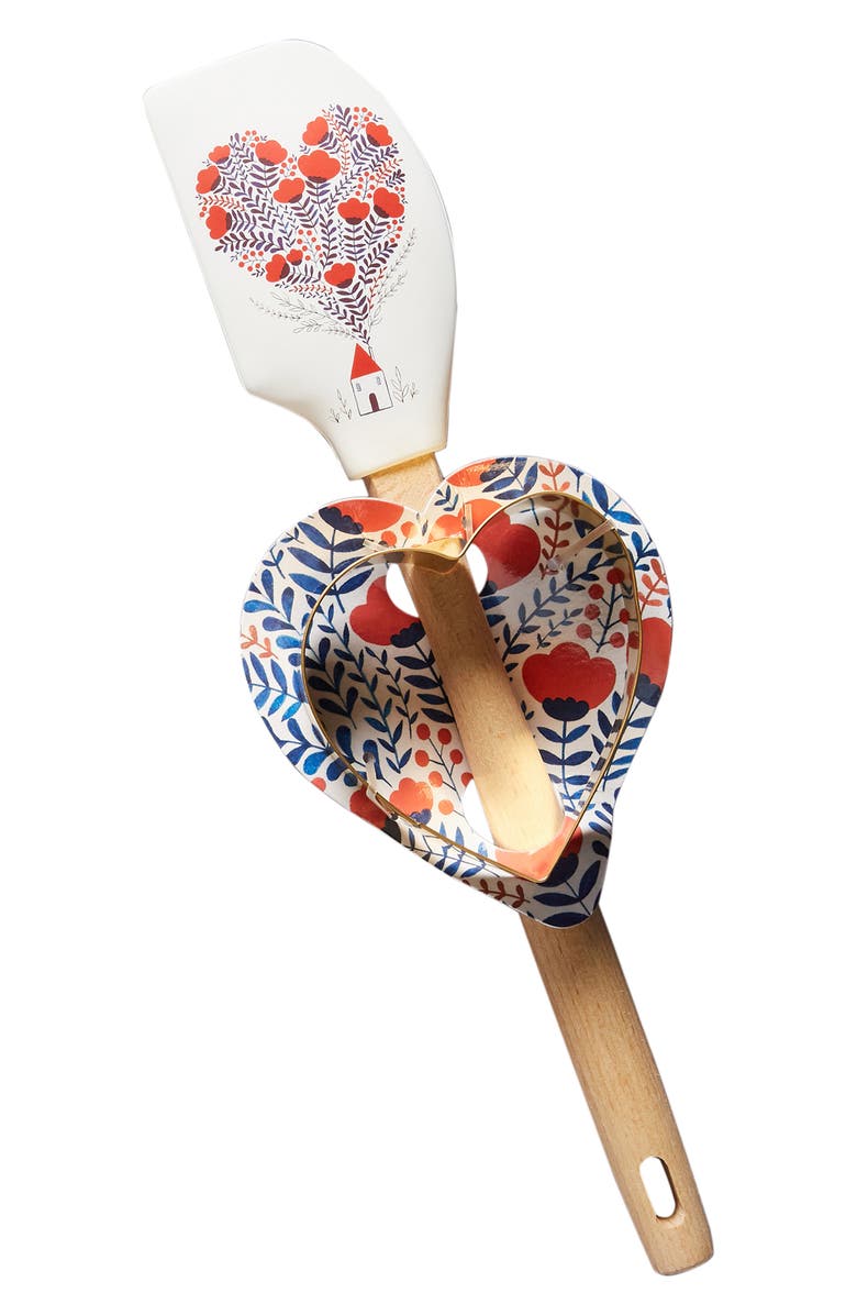 Anthropologie Home Anthropologie Giochi Spatula & Cookie Cutter Set, Alternate, color,