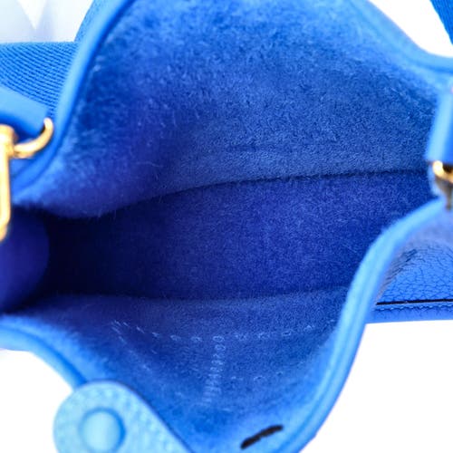 Pre-owned Hermes Hermes Evelyne Bag Gen Iii Clemence Tpm In Blue