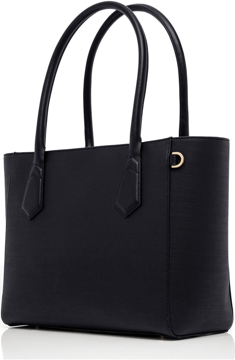 Dagne Dover Signature Classic Coated Canvas Tote, Alternate, color,